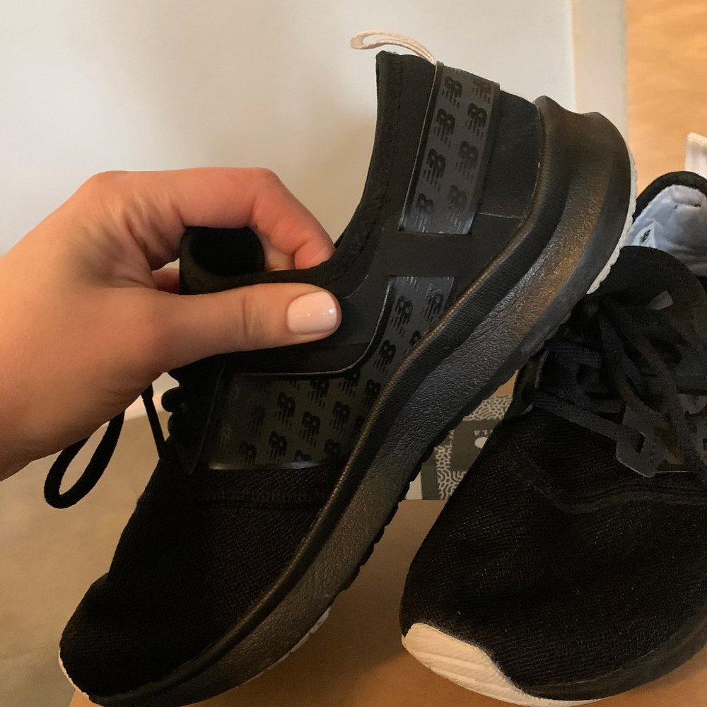 black and white new balance NB Nergize sport shoes